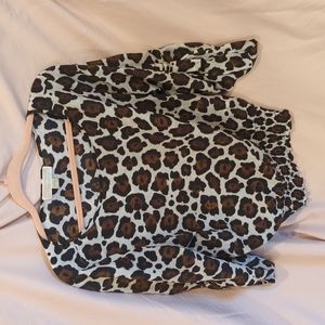 Michael kors leopard print shirt